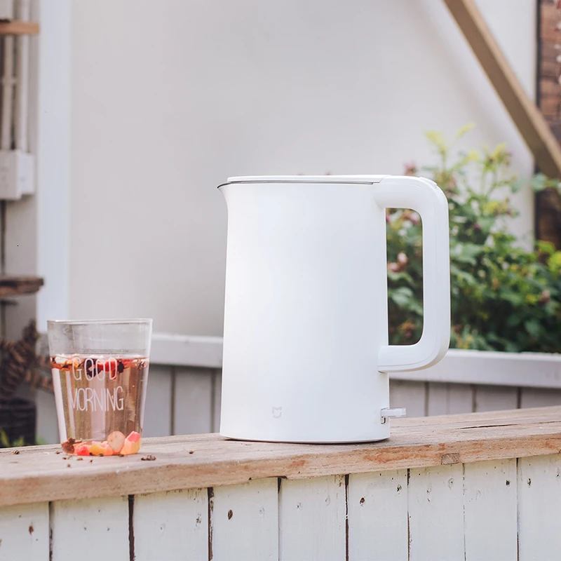 2019 New XIAOMI MIJIA Electric kettle fast boiling stainless teapot samovar kitchen Water Kettle Mi home 1.5L Insulation 4