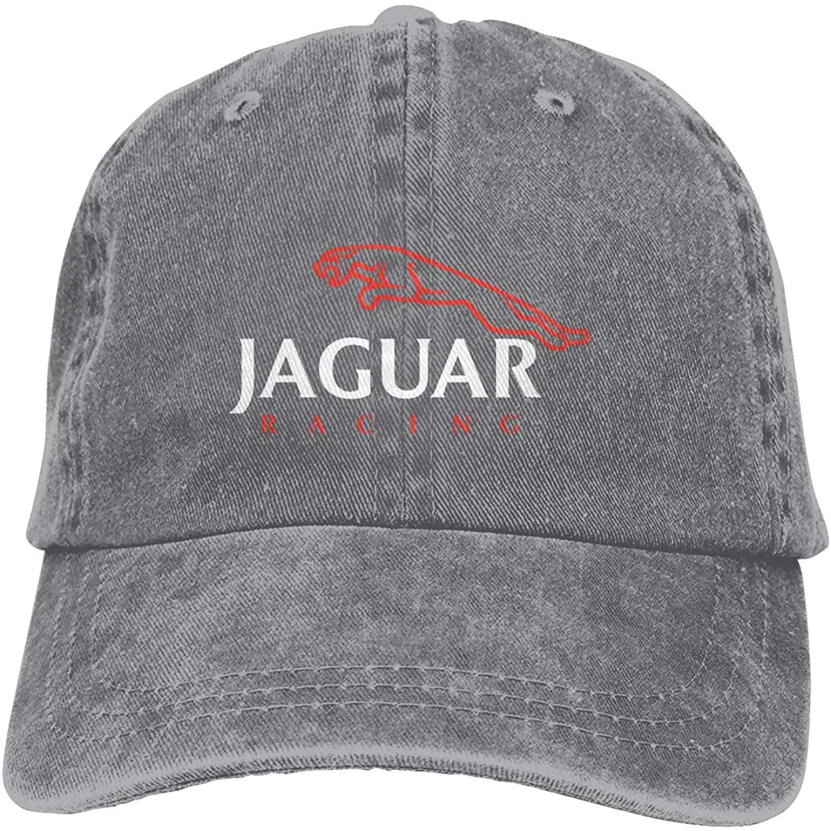 TSDFCUnisex винтажная Регулируемая Кепка с логотипом Jaguar ковбойская шляпа, серая