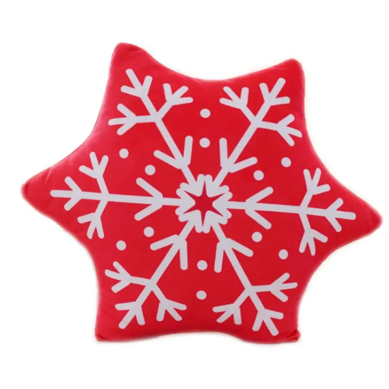 Creative Christmas Cartoon Waist Throw Pillow Plush Toy Santa Claus Snowman Back Cushion Doll Party Supplies Home Decor Gifts - Цвет: 4