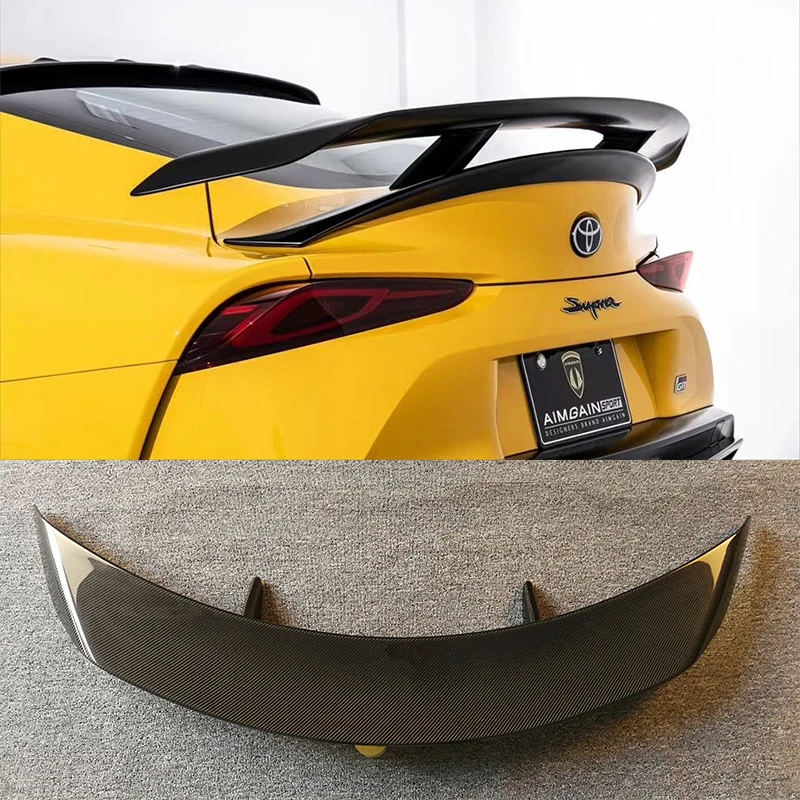 Rear Trunk Spoiler For Toyota Supra 2019 2020 2021 Carbon Fiber