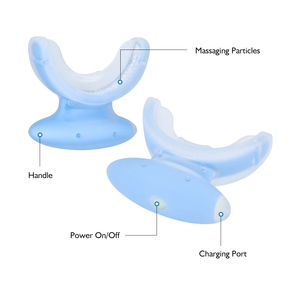 360 градусов беспроводной usb зарядный набор для отбеливания зубов Автоматическая звуковая силиконовая электрическая зубная щетка отбеливающий для полости рта инструмент для ухода за зубами