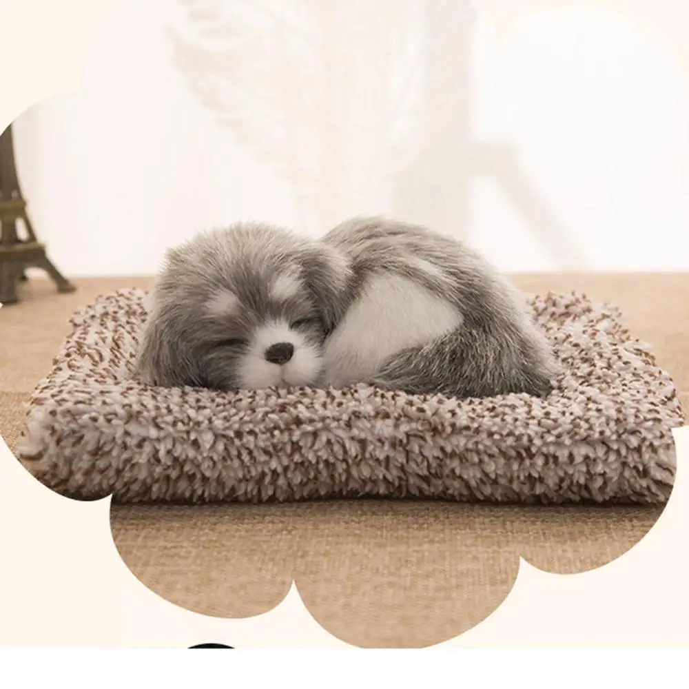 5 Тип автомобиля украшения плюшевые моделирование Спящая Собака Щенок приборной панели украшение автомобиля интерьер домашнего декора интерьера - Название цвета: Husky