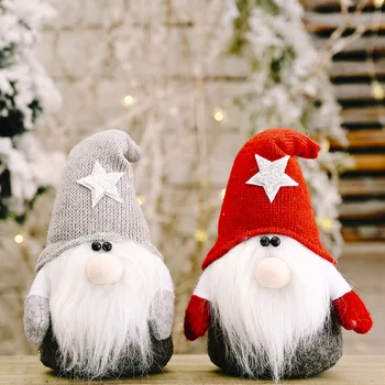 

Gnome Santa Plush Faceless Doll Merry Christmas Room Desk Decor Xmas Gift Toy New Year 2021 Natal Christmas Decorations for Home
