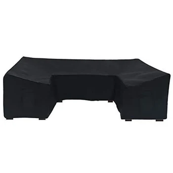 

Foldable Furniture Protector Patio Outdoor Garden Home U Shape Solid Oxford Cloth Living Room Waterproof Couch Cover Yard