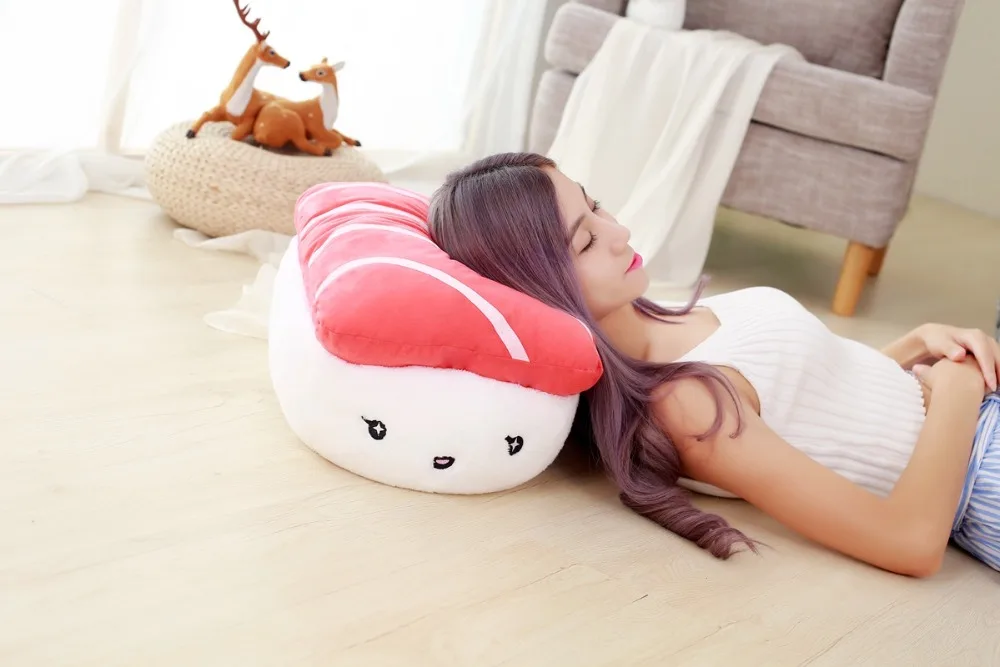 40 см забавные японские суши форма подушки Kawaii диван подушка моделирование кукла для еды детские игрушки