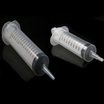 

Reusable Plastic Syringes Feeder Cleaning Douche Enema Nutrient Sterile Health Measuring Syringe Tools 100mL / 150mL