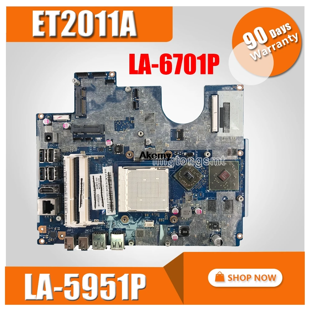 Для ASUS AIO ET2011 ET2011A ET2011AGK ET2011AGT материнская плата NCL30 LA-5951P LA-6701P Тесты хорошее