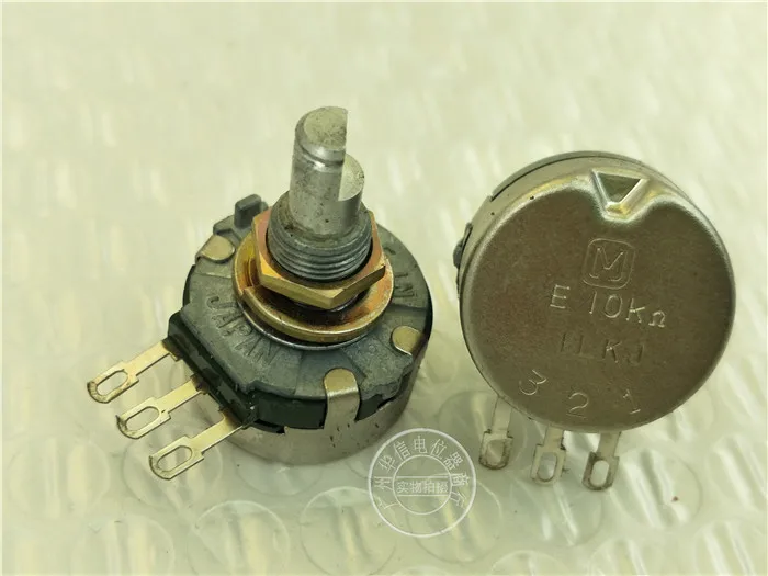 

Original new 100% E10K potentiometer 10K half handle 20mmf (SWITCH)