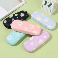 Portable Glasses Case Daisy Flower Sunglasses Bags Reading Eyeglasses Box Women Eyewear Protector Storage Hard Eyeglasses Cases 1