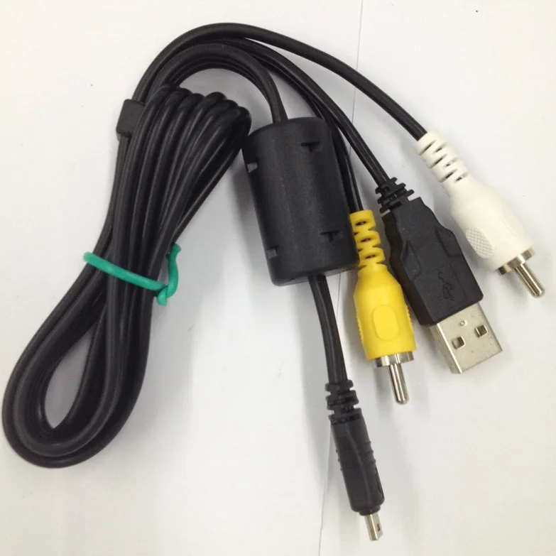 Для Nikon P1P4 P50 P60 P80 P90 S10 S200 S220 S230 S4 S5 S500 UC-E6 8P USB + AV кабель для передачи данных/аудио и