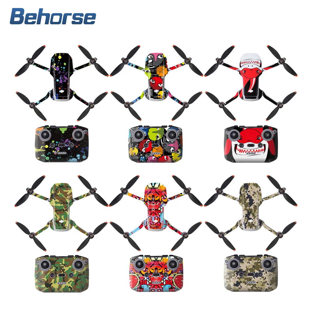 DJI Mavic Mini 2 Protective Film PVC Stickers Waterproof Scratch-proof Decals Full Cover Skin for Drone Accessories | Электроника