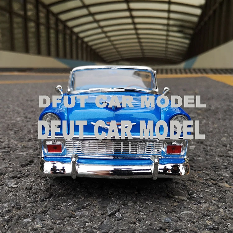 Литье под давлением 1:18 сплав игрушка с инерционным механизмом BEL AIR 1956 автомобиль модель детских игрушечных автомобилей авторизованный игрушки для детей