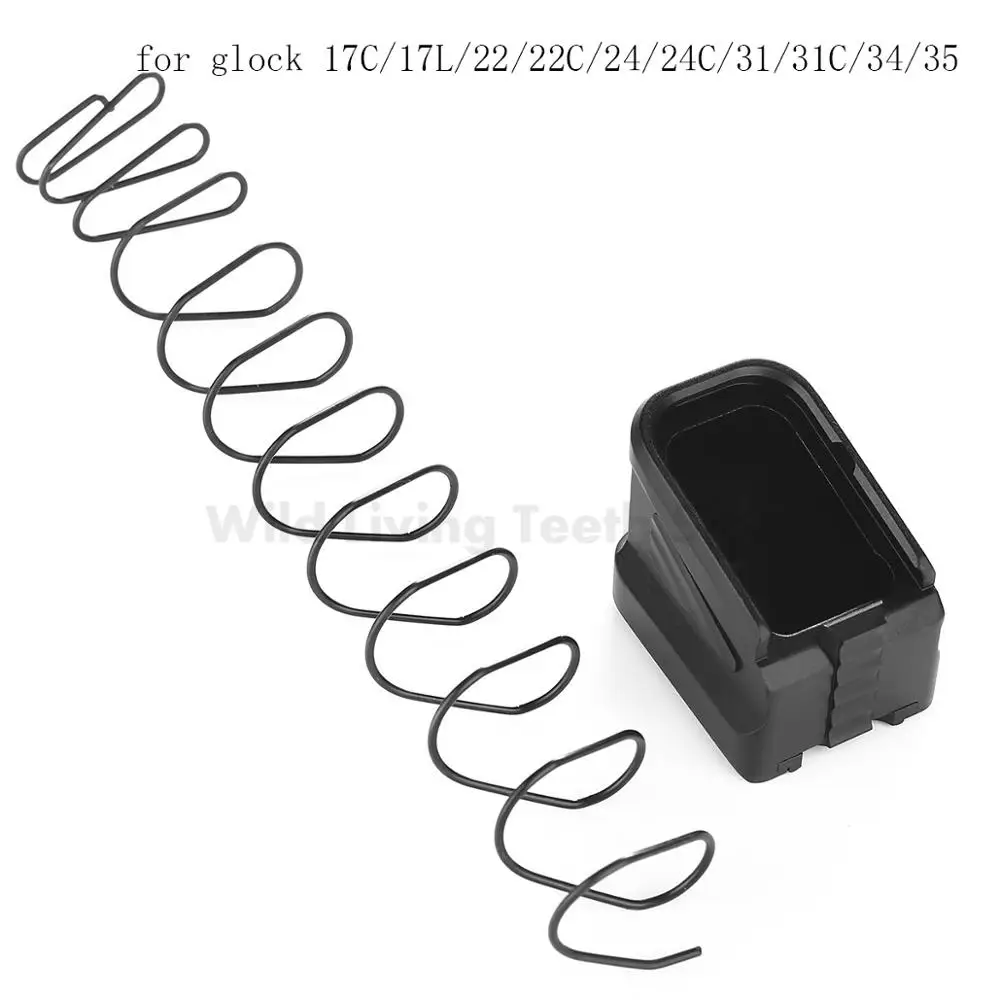 

Glock Magazine Base Pad Mag Extension Kit For glock 17C/17L/22/22C/24/24C/31/31C/ 34/35 CNC Aluminum