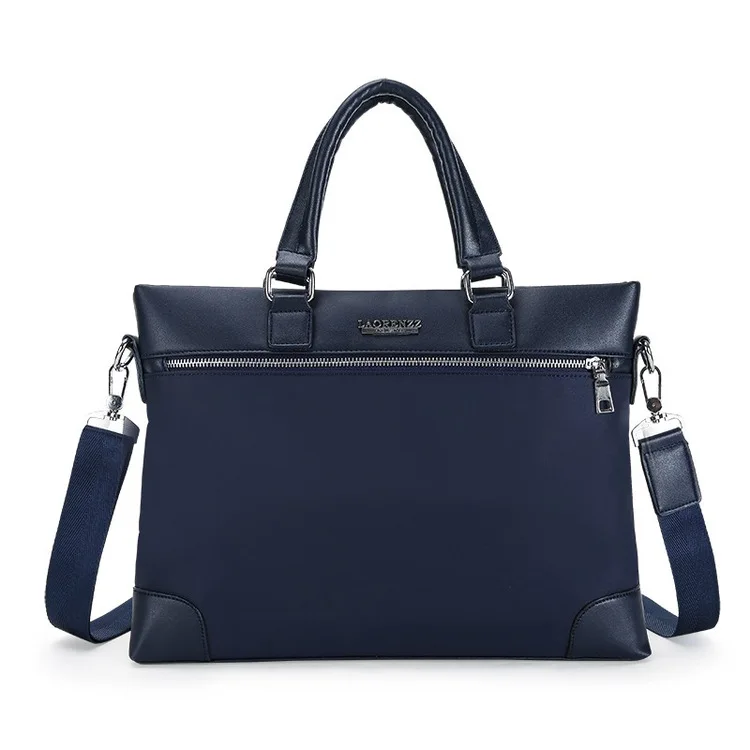 

New Style Fashion MEN'S Briefcase Anti-Spillage Nylon Handbag Briefcase Office Workers for a Generation of Fat