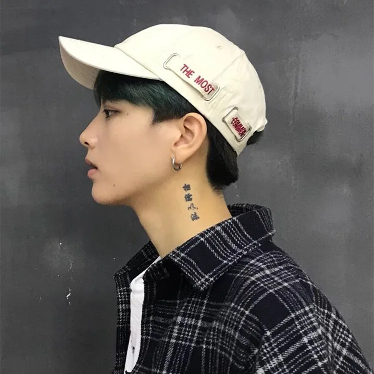 

2019 Creative New Style Korean-style Baseball Cap CHIC Hat Students English Embroidered Fashion Spring And Summer Topee Men's