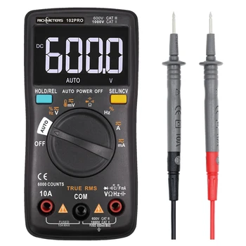 

RM102Pro Digital Multimeter 6000 counts Auto 113D Back light AC/DC Voltmeter transistor tester Frequency Diode Temperature