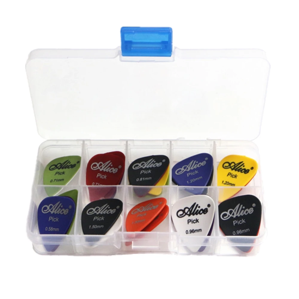 Guitar Picks 24/30/40/50pcs Acoustic Electric Bass Thickness Mix 0.58-1.5