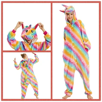 

Women's Pajamas Casual Clothes Cute Animal Pajamas Suit Ladies Multi-season Pajamas Casual Home Clothes Hooded Pajamas