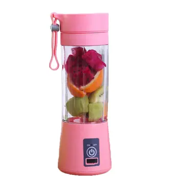 

Portable USB Rechargeable Fruit Juicer Handheld Smoothie Maker Blender Stirring Mini Portable Juice Cup Water