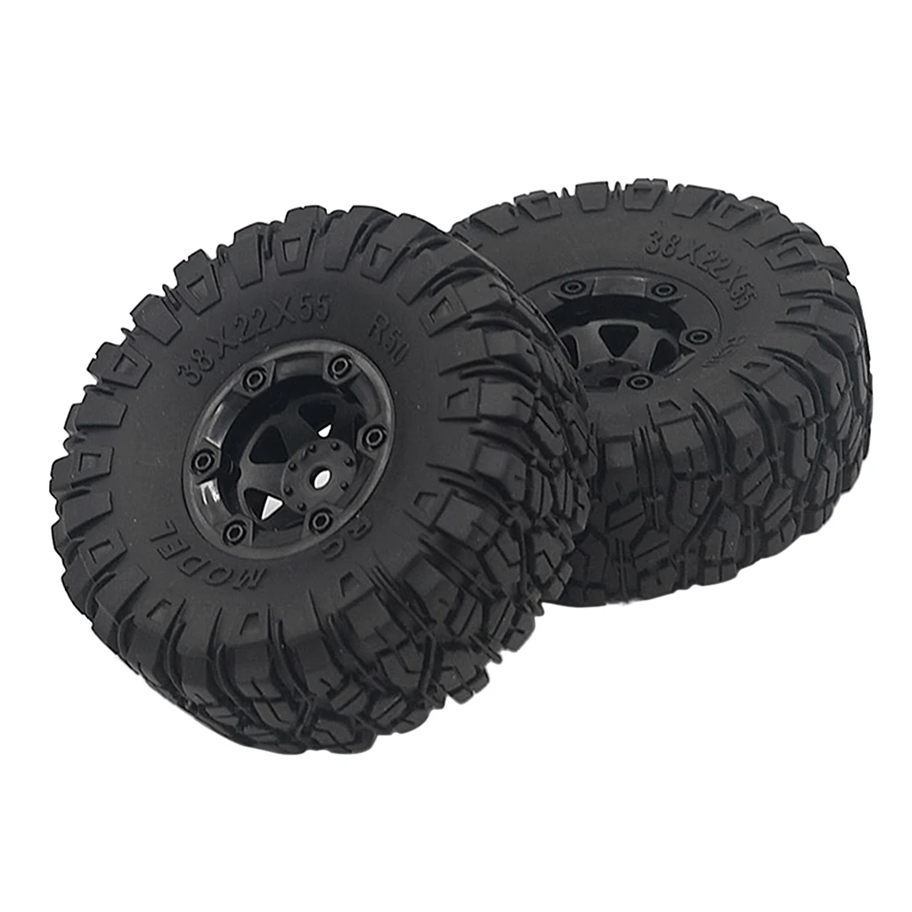 Radio-Controlled RC Crawler R 100mm Tyres 55mm Wheel Hub Tires for RC Car Accessories Parts