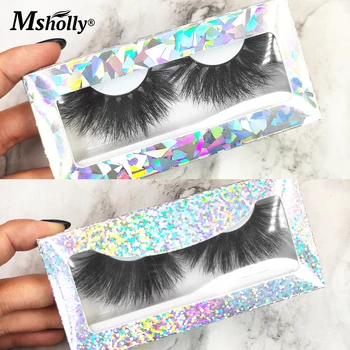 

1 Pair 25mm 3D Mink Lashes Bulk with Custom Box Wispy Mink Lashes Pack Short Wholesales Natural False Eyelashes Beauty Tools