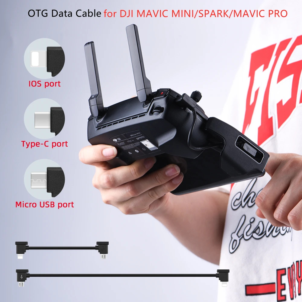 Кабель для передачи данных OTG DJI MAVIC MINI/SPARK/MAVIC PRO пульт дистанционного управления