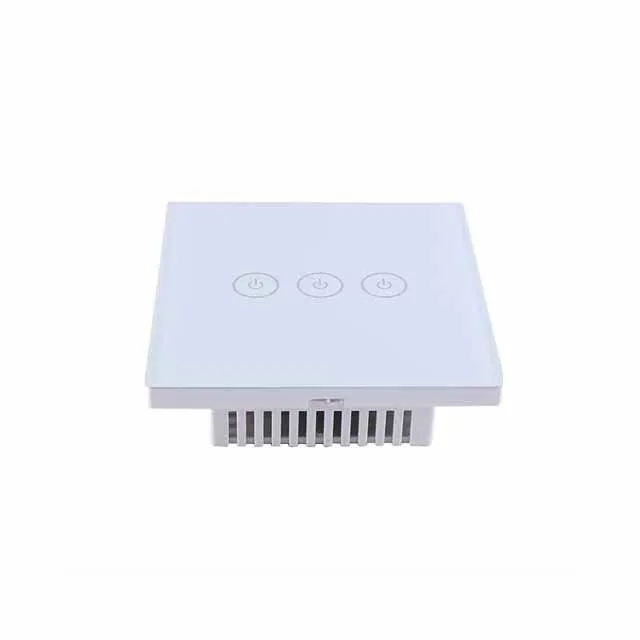 

A23-- AC 110V 220V 800W 3 Channel WIFI Wireless Module 3Bit Type-86 Touch Switch APP Circuit Intelligent Controller