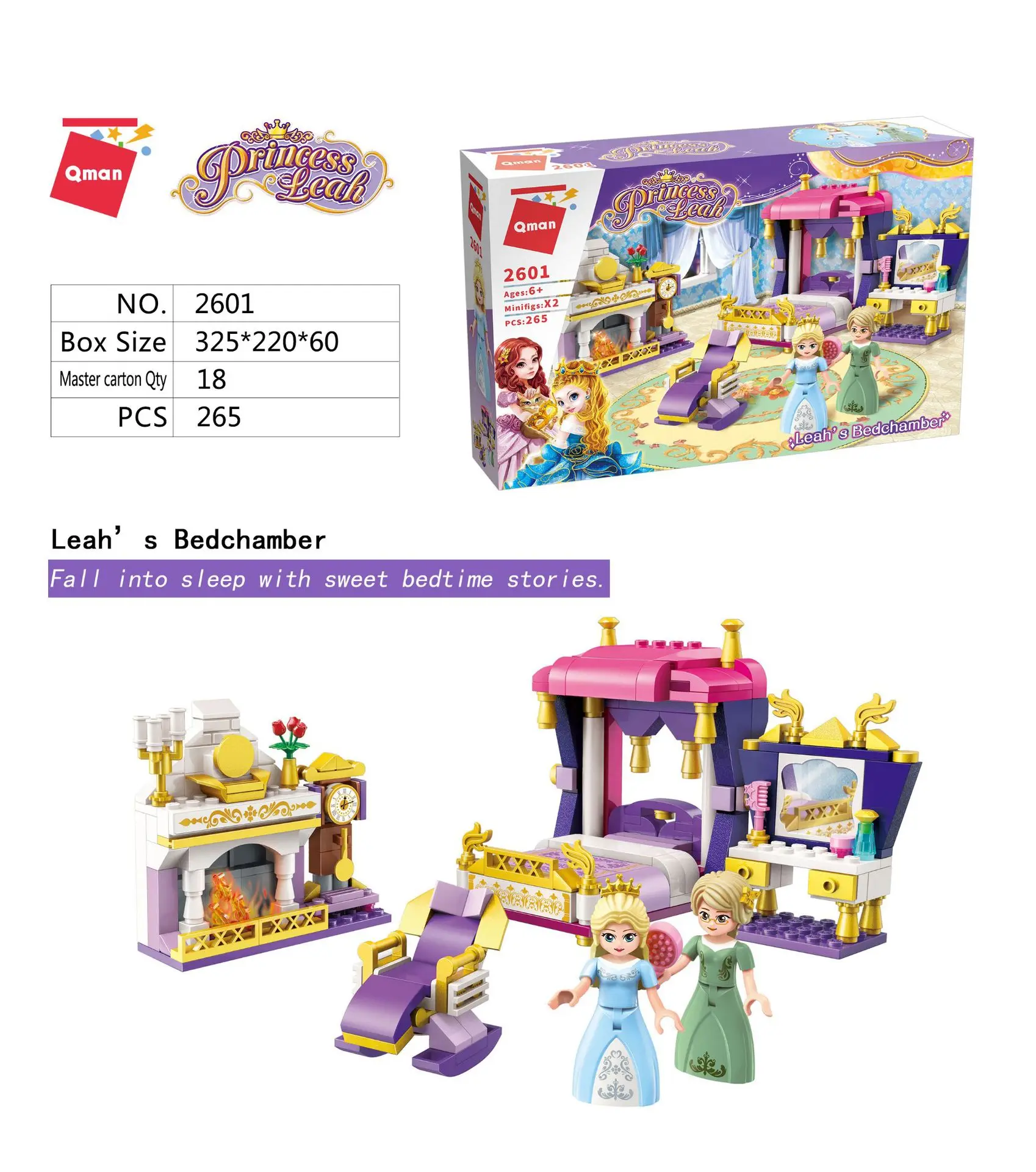 

Qman Angel Castle Princess Blocks Building Set Toy for Kids