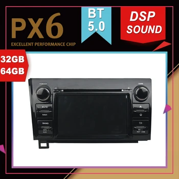 

PX6 Excellent Performance Android 9.0 Car Multimedia GPS For Toyota Sequoia Tundra 2010-2012 DSP Sound Navigation Recorder Radio