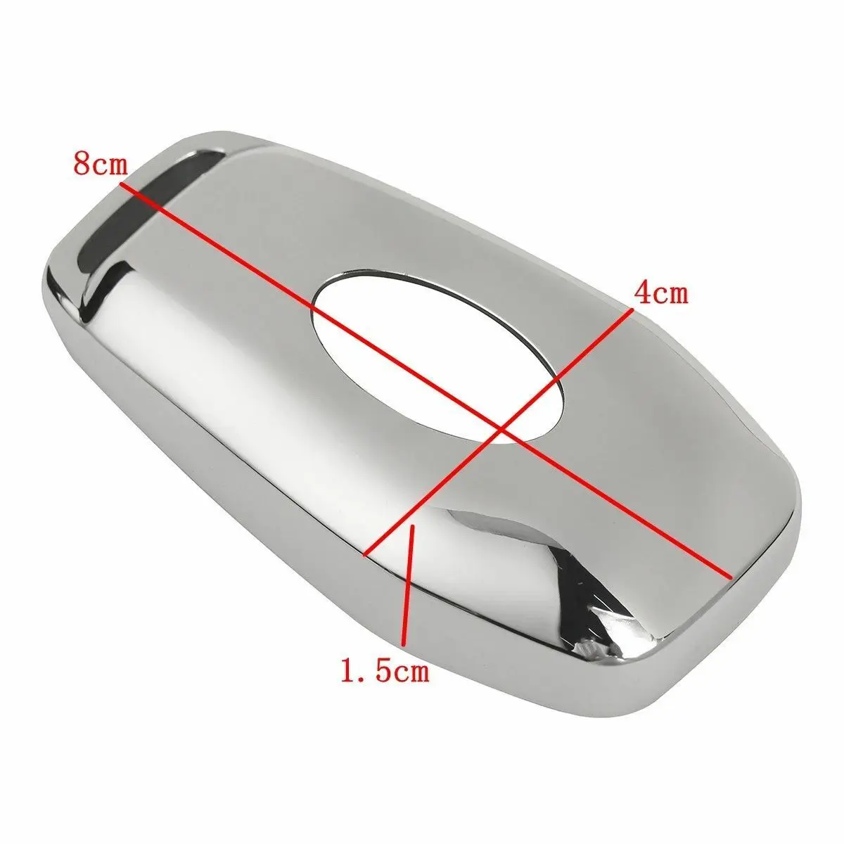 Silver Protective TPU Key Case Shell Cover Fit For Ford Fusion-Explorer Remote Alloy Allloy | Автомобили и мотоциклы