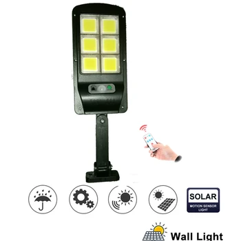 

solar light lamp floodlight reflector Super Bright Waterproof IP65 Outdoor Street Security Road Wall Garden Thin remote controll