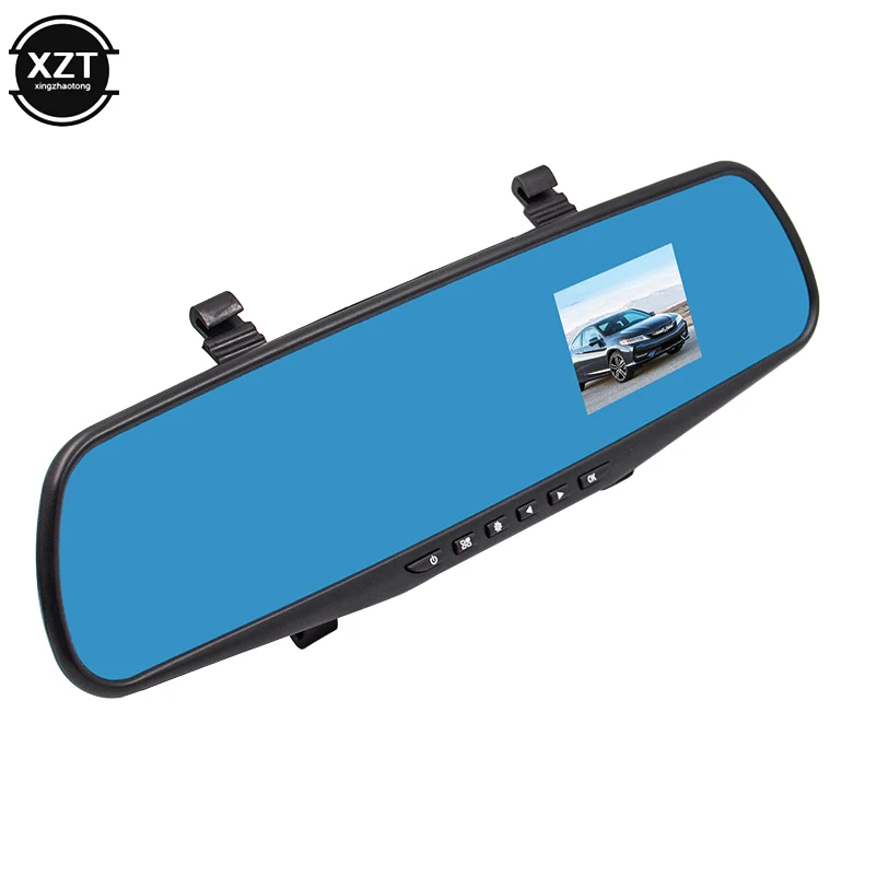 Car Camera Cam Digital Video DVR DVRs Recorder Camcorder 120 Degree HD 1080P Inverted Mirror Night Version G-Sensor Driving