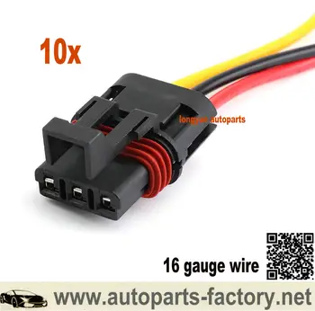 

longyue 10pcs Busbar Accessory Wiring Harness Pigtail (16 Gauge Wire) for 2018-2020 Polaris Pulse