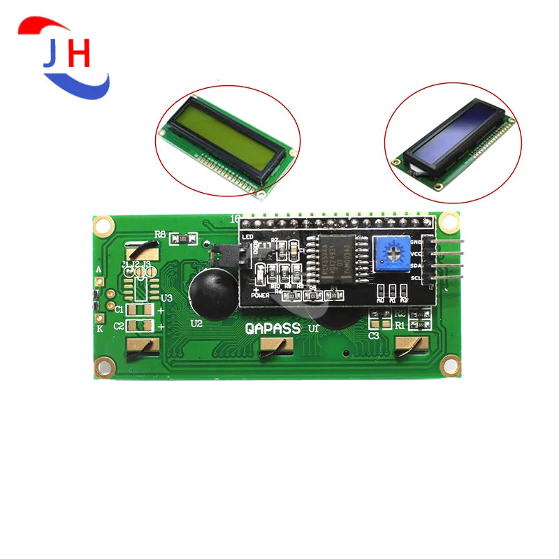 1 шт. I2C 5 В ЖК-дисплей 1602 дюйма фотосессия 16x2 IIC внутренняя поверхность с Arduin |