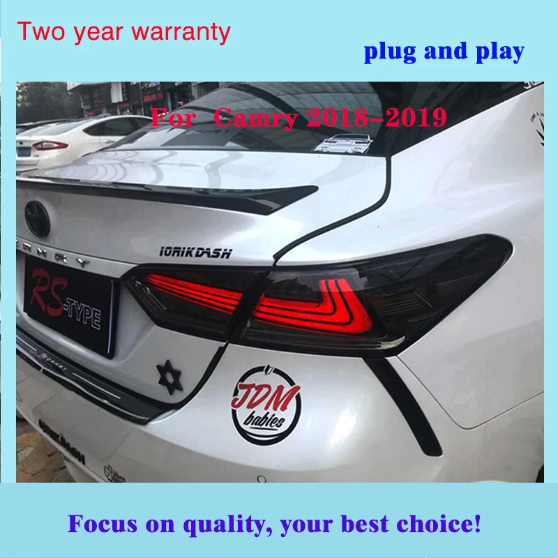 Автомобильный стильный светодиодный задний светильник для Toyota Camry 2018 2019