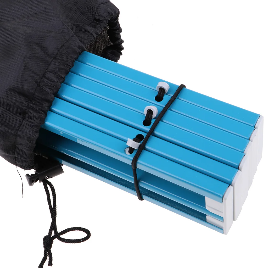  Outdoor Aluminium Foldable Picnic Camping Desk Table Ultralight Compact Size with Storage Pouch for