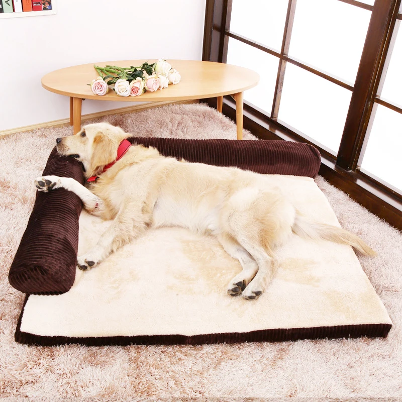 Corduroy Large Dog Bed Sofa Dog Cat Pet Cushion For Big Dogs Washable Cat Nest Teddy Puppy Mat Kennel Square Pillow Pet House Corduroy Large Dog Bed Sofa Dog Cat Pet Cushion For Big Dogs Washable Cat Nest Teddy Puppy Mat Kennel Square Pillow Pet House