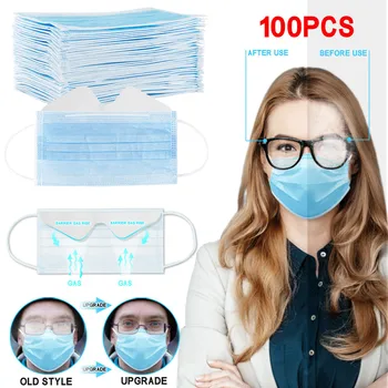 

50/100pcs Disposable Face Mask Non Woven 3ply Filter Anti-dust Breathable Facemask Face Mouth Masks Kids Earloop Mascarilas
