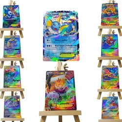 Cartes Pokémon Flash anglaises EX GX 10 pièces, non répétitives, jeu de Table, Collection de cartes, cadeaux pour enfants 