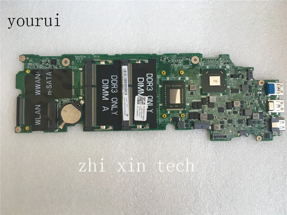 

yourui CN-0D6MN7 0D6MN7 D6MN7 Laptopmotherboard For Dell 5323 Mainboard with i3-2367m CPU DDR3 Test ok