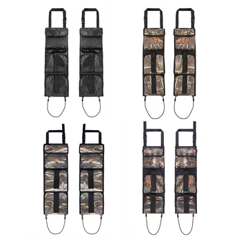 

2pcs Car Back Seat Pocket Sling Rack Organizer Portable Camo Gun Ammo Shotgun Storage Belt Holder Rifle Organier Storage Suppli