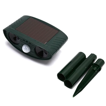 

Outdoor Solar Power Ultrasonic Animal Repeller InfraRed PIR Sensor Dog Cat Scarer Repeller Garden Frighten Animal Repellent