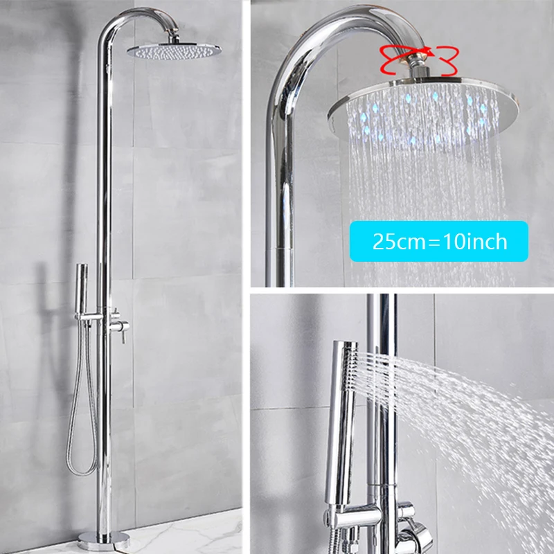 DJS 12インチ シャワーセット レインシャワーヘッド付き ハンドヘルド壁取り付け 真鍮圧力バランスシャワー蛇口バルブ シャワーシステム(つや消しニ 並行輸入品 DJS 12インチ シャワーセット レインシャワーヘッド付き ハンドヘルド