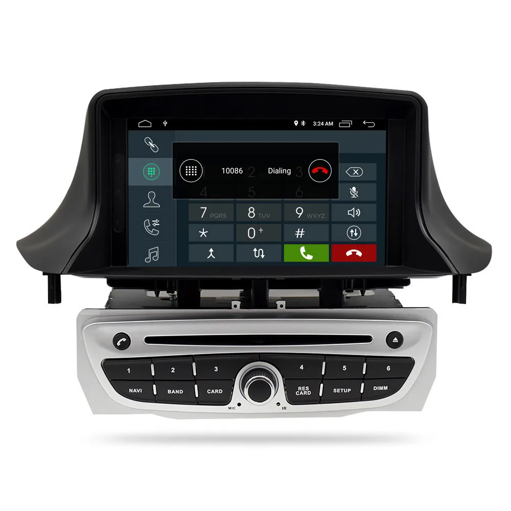 Автомобильный радиоприемник IPS Android 10 0 GPS Мультимедиа Стерео для Renault Megane 3 Fluence 2009