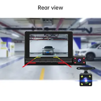 

Universal Dash Cam Rear View Camera Motion Detection 4 Inch IPS Multi Function 1080P Auto Camera Car Dvr