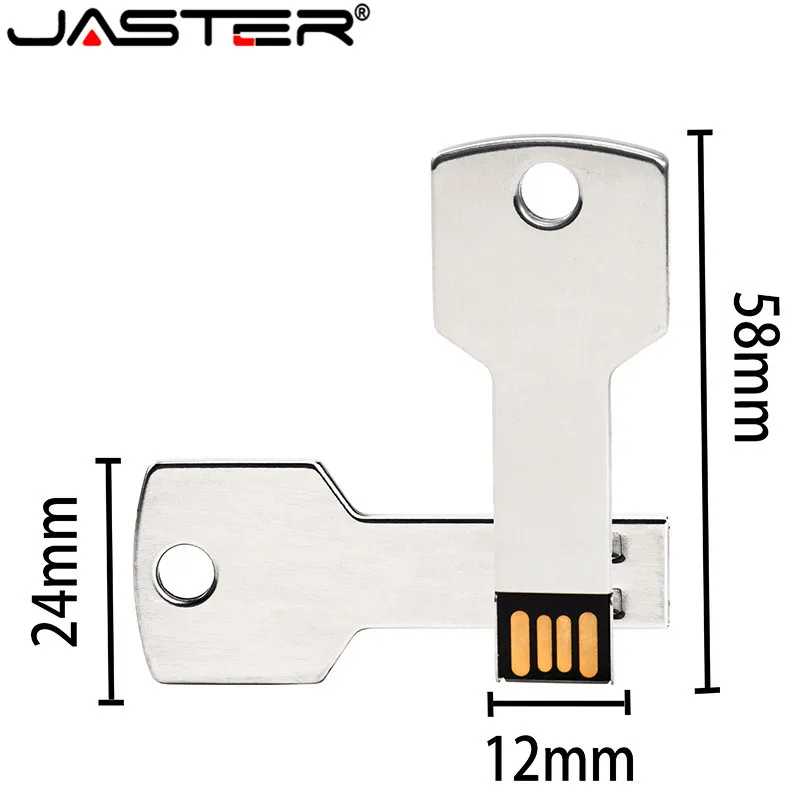 JASTER,, супер мини Usb флеш-накопитель, металлическая usb флешка, 64 ГБ, флешка, 64 ГБ, 32 ГБ, 16 ГБ, 4 Гб, водонепроницаемая флешка, флеш-диск