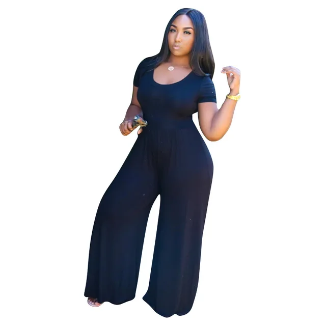 orange plus size jumpsuit