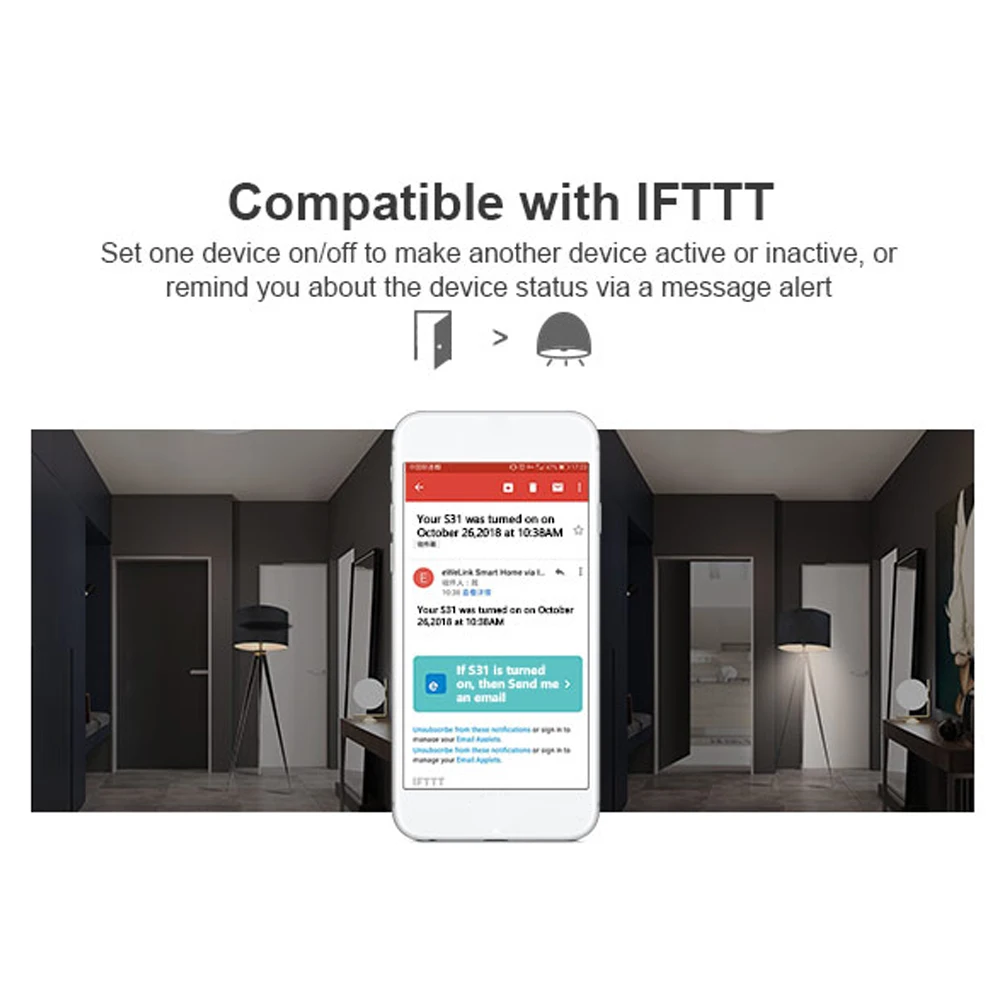 WiFi Smart US Plug Автоматизация умный дом голосовой пульт интеллектуальный контроллер работает с Amazon Alexa Google Assistant 90-264 в