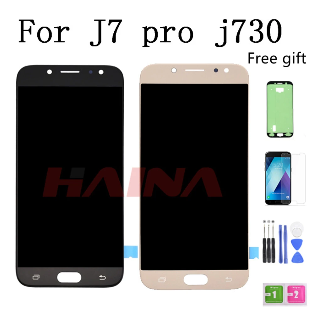 J730 дисплей для Samsung Galaxy J7 Pro 2017 J730F ЖК и сенсорный экран дигитайзер в сборе со