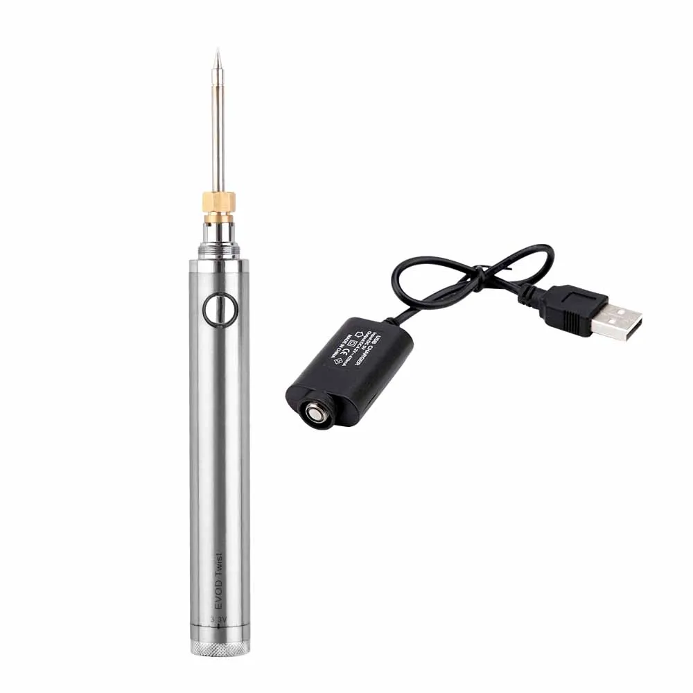 3PCS 5V 8W Soldering Iron Wireless Charging With USB Mini Portable Battery Soldering Iron Welding Tool Welding Pen - Цвет: 3PCS